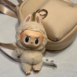 Pop Mart Labubu The Monsters Exciting Macaron Soymilk Vinyl Plush+Mini Backpack